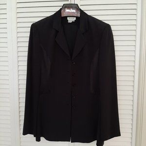 Dressy black silk jacket